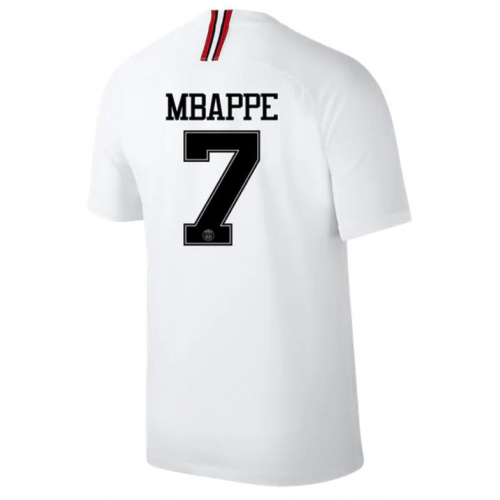 Mbappe #7 PSG 18/19 3rd White Soccer Jersey Shirt